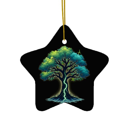 Majestic Tree of Life Ceramic Ornaments