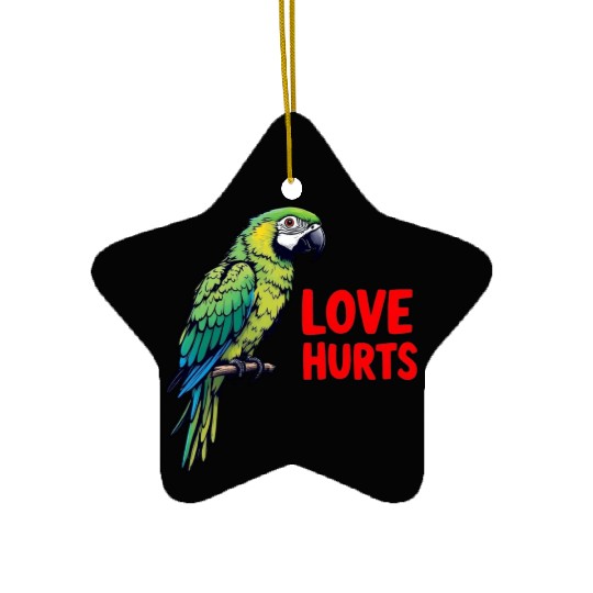 Love Hurts Ceramic Ornaments