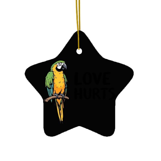 Love Hurts Ceramic Ornaments