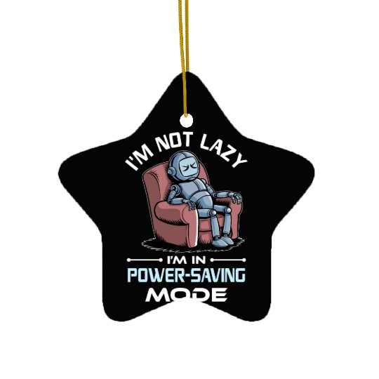 AI Robotics Geek Tech Humor Robot Ceramic Ornaments