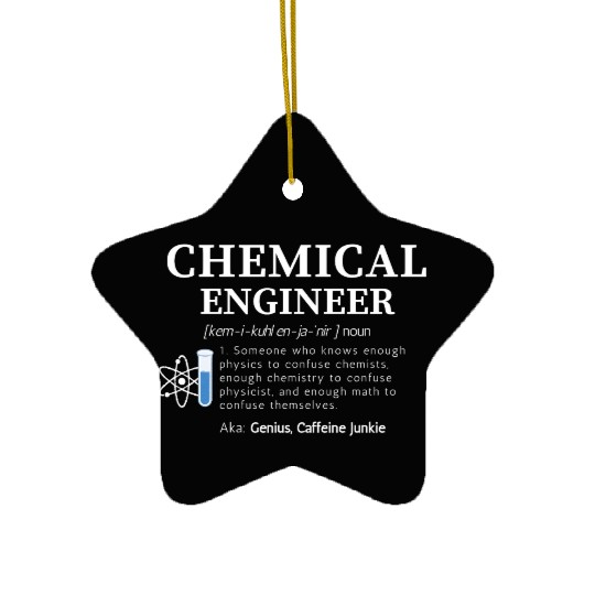 Chemical Engineer Ceramic Ornaments