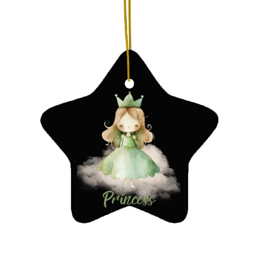 Princess Baby Bodysuit, Cute Infant Jersey One Pie Ceramic Ornaments