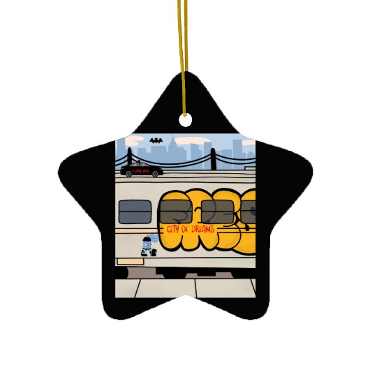 New York City – City of Dreams | NYC Skyline Ceramic Ornaments