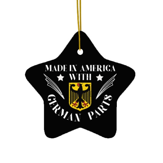 Made In America With German Parts US USA Ceramic Ornaments