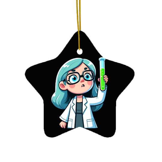 Chibi Chemist's Discovery Ceramic Ornaments
