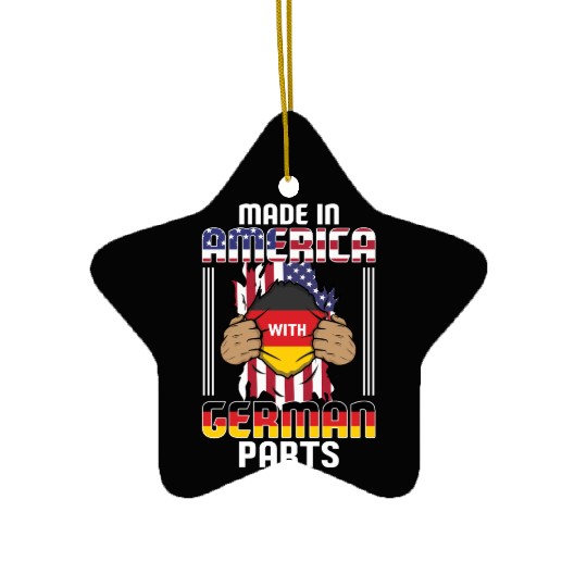 Made In America With German Parts USA Ceramic Ornaments