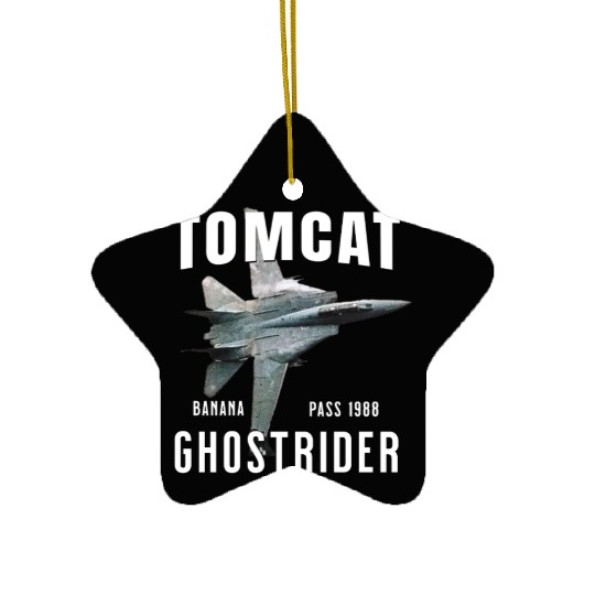 F-14 TOMCAT Infamous Banana Pass USS America Ceramic Ornaments