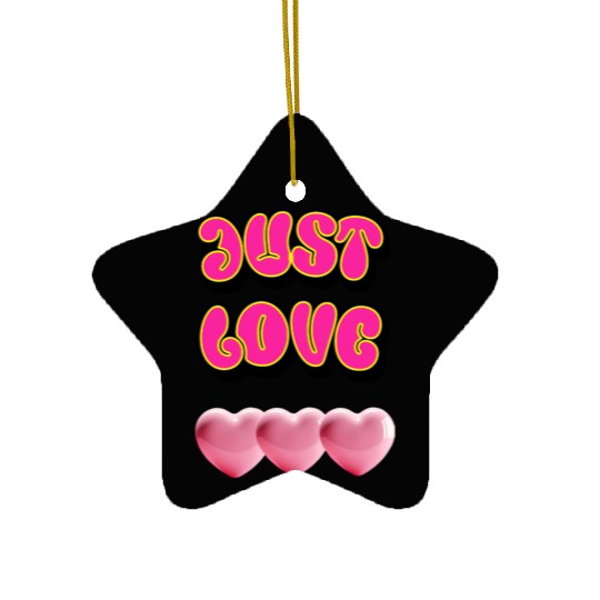 Just Love: Y2K 2000s Heart Ceramic Ornaments