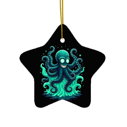 Octopus Ceramic Ornaments