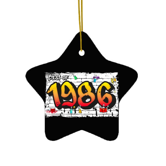 Best of 1986 Graffiti – 39 Years of Urban Attitude Ceramic Ornaments