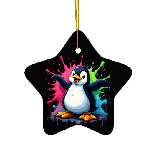Penguin Ceramic Ornaments