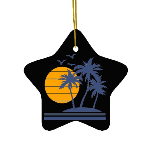 Beach Spring Break 2026 2k26 Summer Matching Group Ceramic Ornaments
