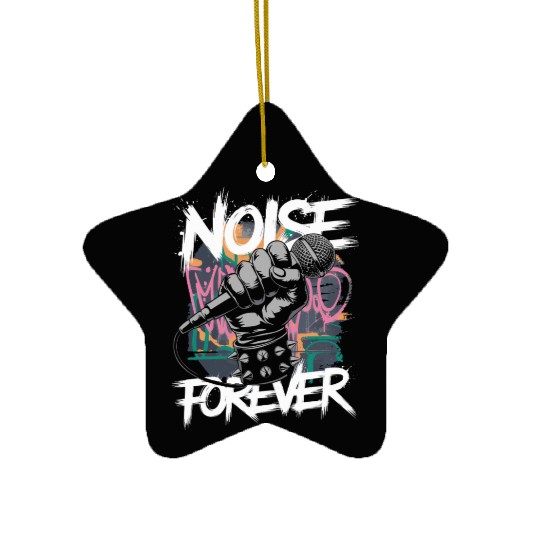 Noise Forever Punk Rock Metal Music Ceramic Ornaments