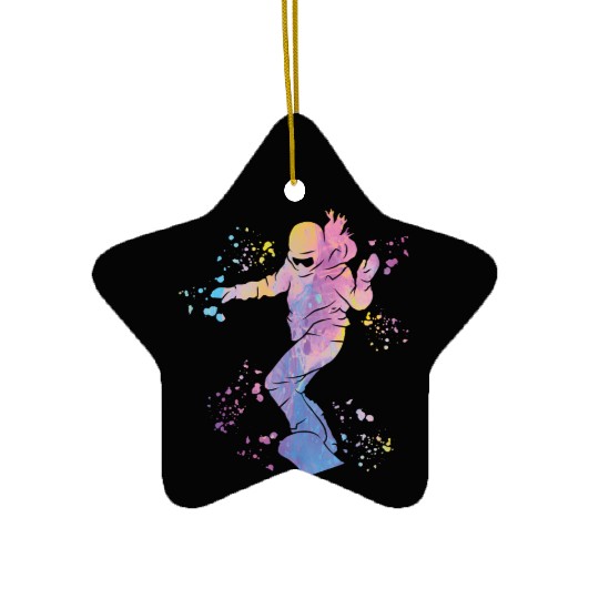 Snowboarder Snowboard Snowboarding Ceramic Ornaments