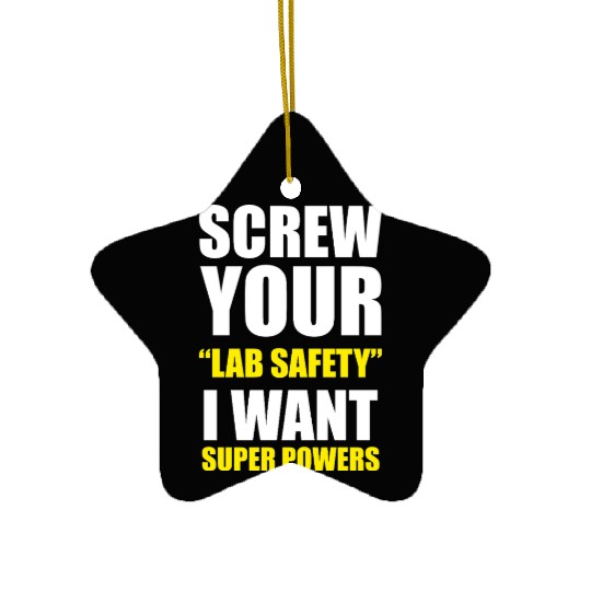 Lab safety Ceramic Ornaments