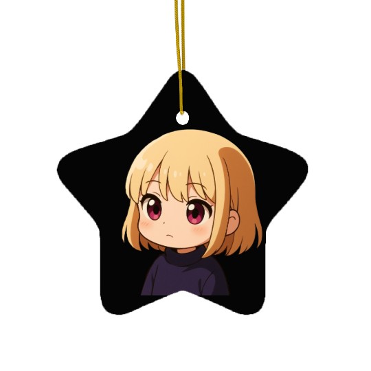 Cha Hae-In chibi version Ceramic Ornaments