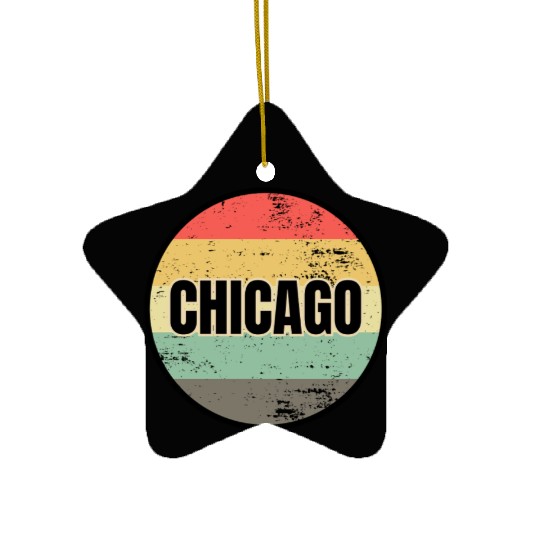 Chicago Ceramic Ornaments