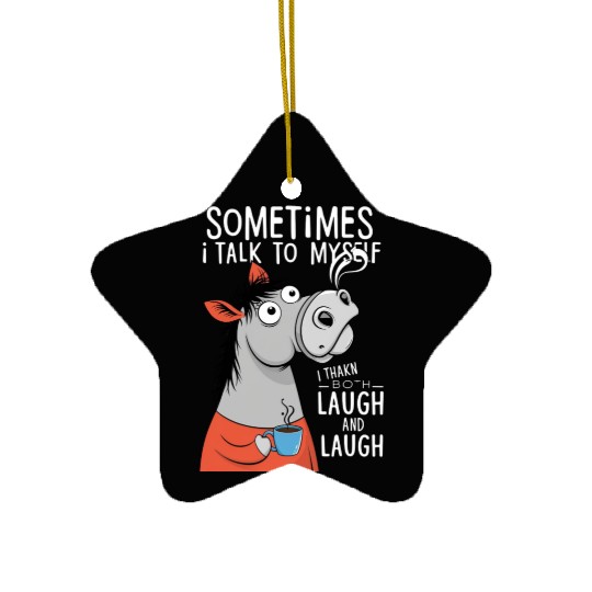 The Solo Comedy Show Ceramic Ornaments