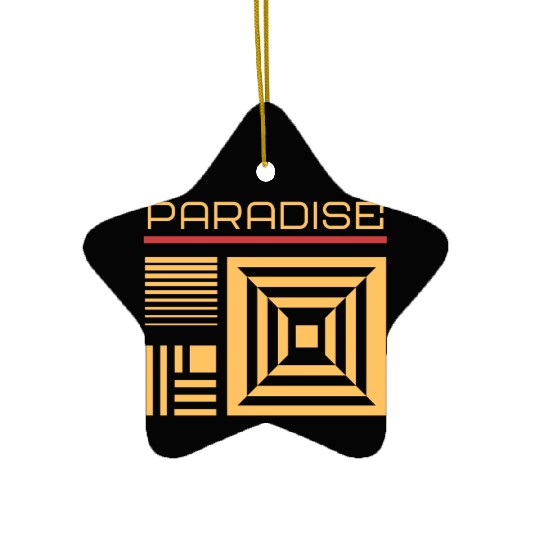 PARADISE Ceramic Ornaments