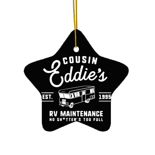Cousin Eddie s RV Maintenance Funny Movie Ceramic Ornaments