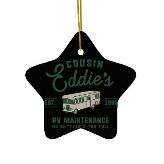 Cousin Eddie s RV Maintenance Funny Movie Ceramic Ornaments