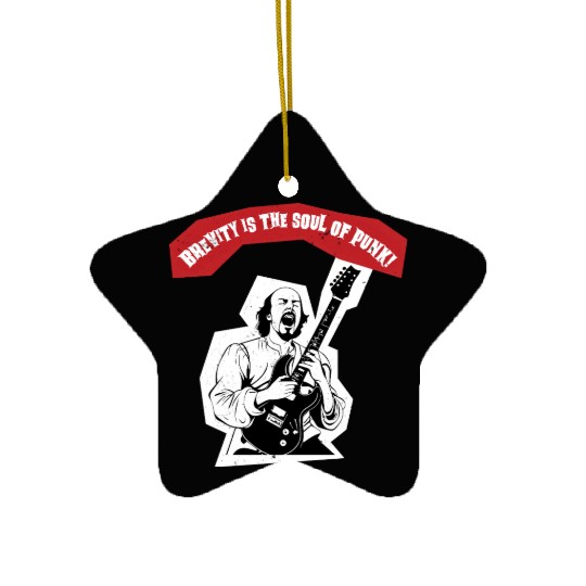 Shakespeare Guitar Bravity Punk Ceramic Ornaments