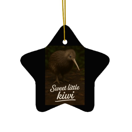 Sweet Little Kiwi Ceramic Ornaments