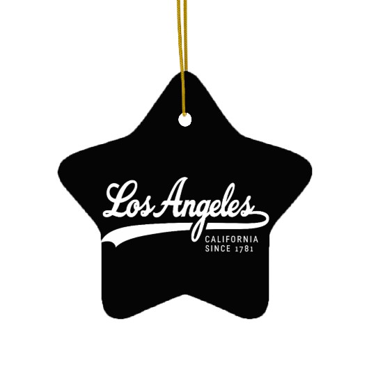 Los Angeles Limited Edition Since 1781 Ceramic Ornaments