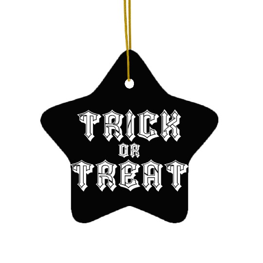 Trick or Treat Ceramic Ornaments