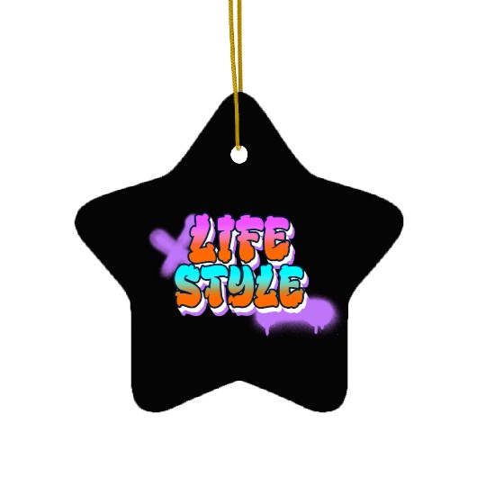 Lifestyle Graffiti Style Ceramic Ornaments