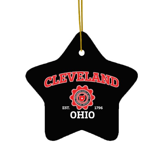 Cleveland Ohio Pride - Hometown Ohio Ceramic Ornaments