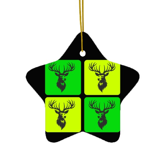 Majestic Deer - Symbol Of The Wilderness Ceramic Ornaments