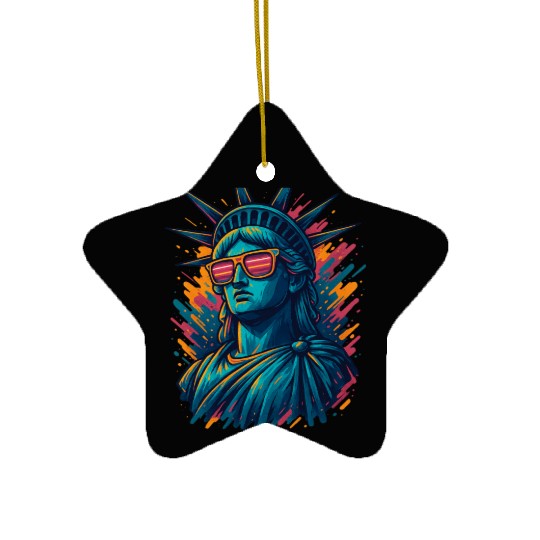 Urban Streetwear Statue of Liberty Ceramic Ornaments Design