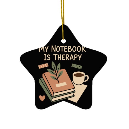 Journaling Aesthetic Creative Planner Life Writing Ceramic Ornaments