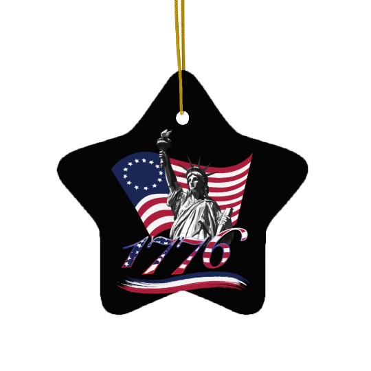 Liberty 1776 Ceramic Ornaments