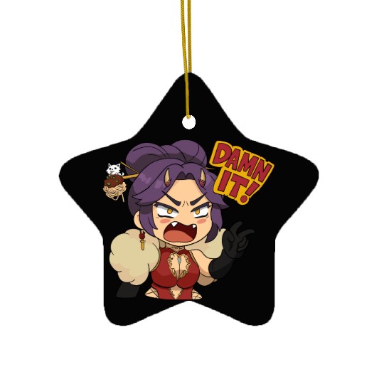 OniGiri AKA Giri Mario Party Style Sticker DAMN IT Ceramic Ornaments