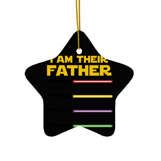 I Am Their Father Ceramic Ornaments