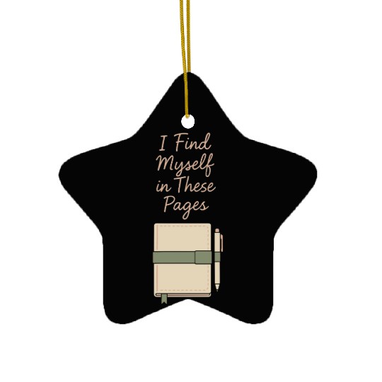 Journaling Aesthetic Creative Planner Life Writing Ceramic Ornaments