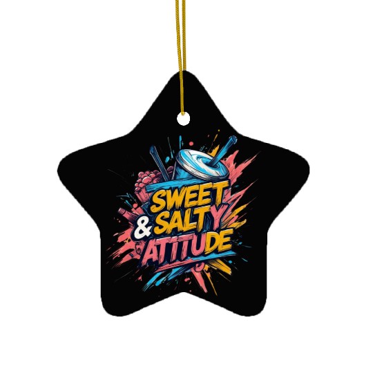 Sweet & Salty Attitude Ceramic Ornaments