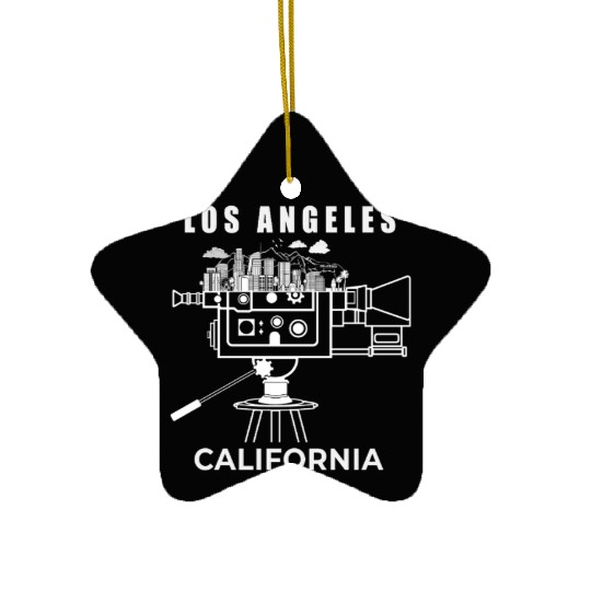 Los Angeles California Souvenir Men Hollywood Ceramic Ornaments