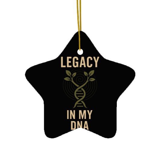 Genealogy Life Family Roots History Hunter Ceramic Ornaments