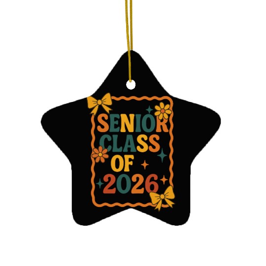Senior Class of 2026 Back to School Ceramic Ornaments