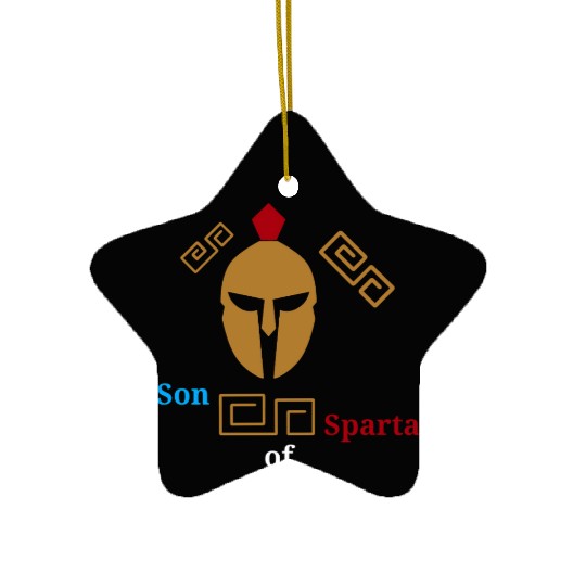 Son Of Sparta Ceramic Ornaments