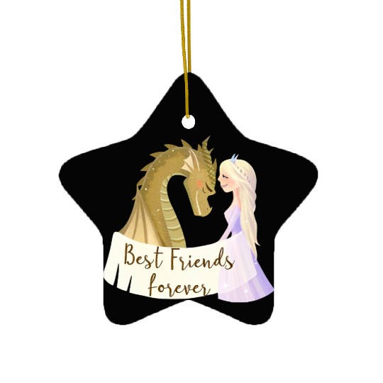 Twilight & Sparkles - Unlikely Besties Ceramic Ornaments