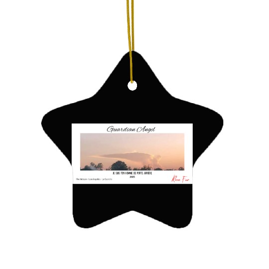 Guardian Angel Rene Fur 2025 Ceramic Ornaments