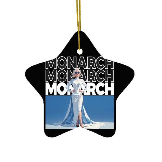 MONARCH – Silence in Command Ceramic Ornaments