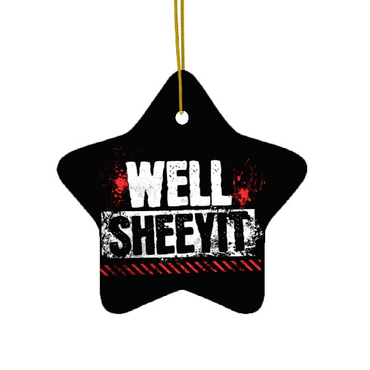 Funny Well Sheeyit Ceramic Ornaments