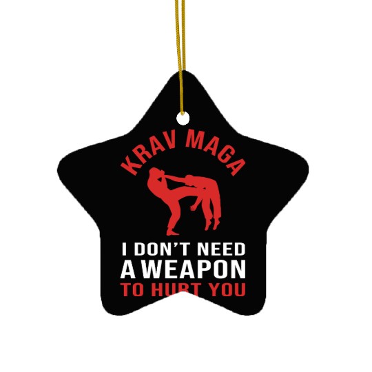 Israel Martial Arts Krav Maga Ceramic Ornaments