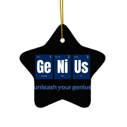 Periodic Table Ceramic Ornaments,Science Inspire, Unleash Power