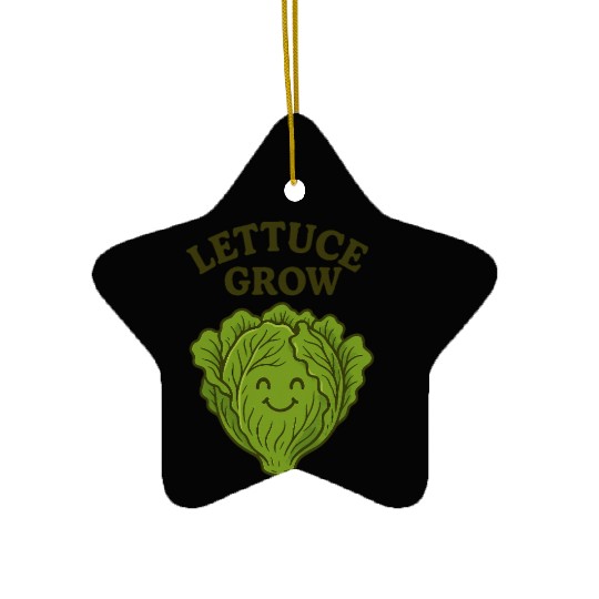 Vegetable Gardening Lettuce Ceramic Ornaments